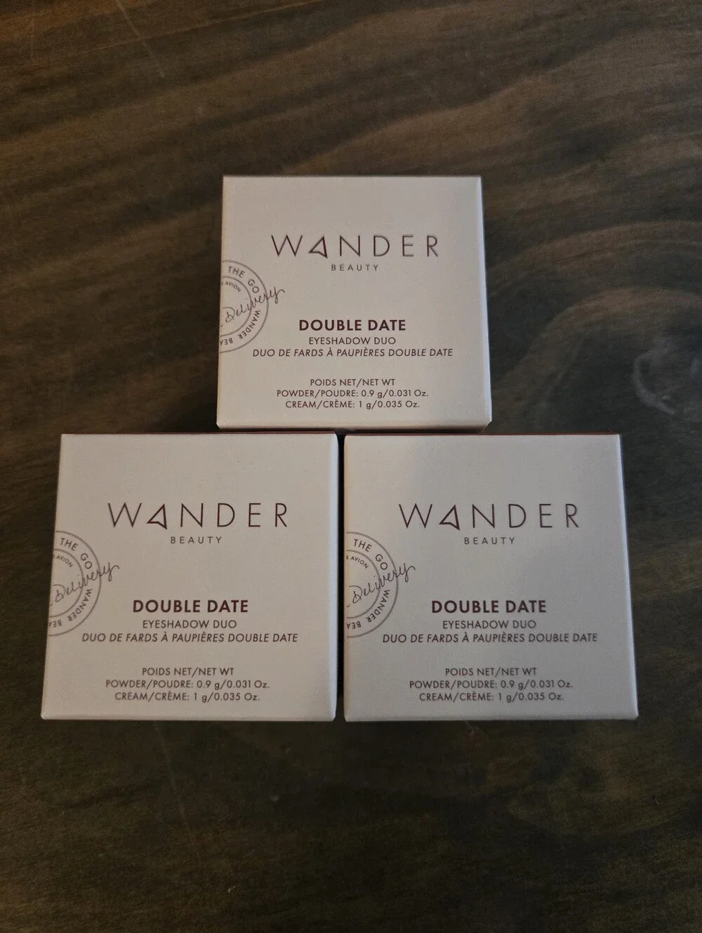 Set Of 3 Wander Beauty Double Date Eyeshadow Duo - First Kiss And ILYSM